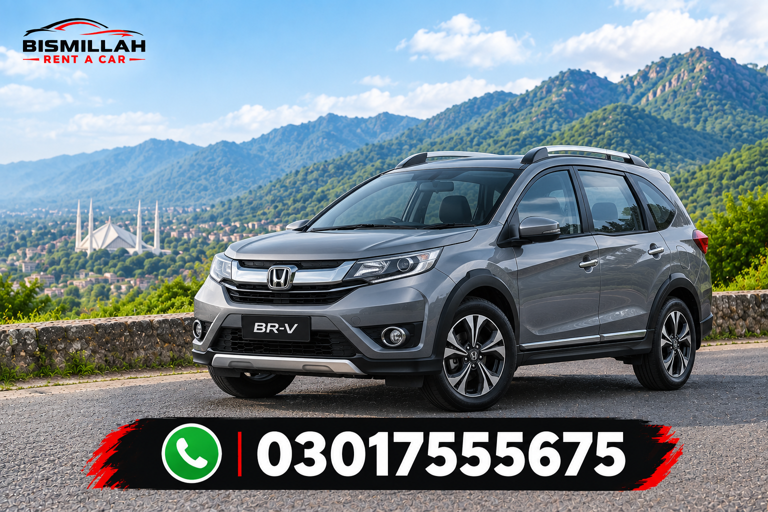 Honda BRV rental car