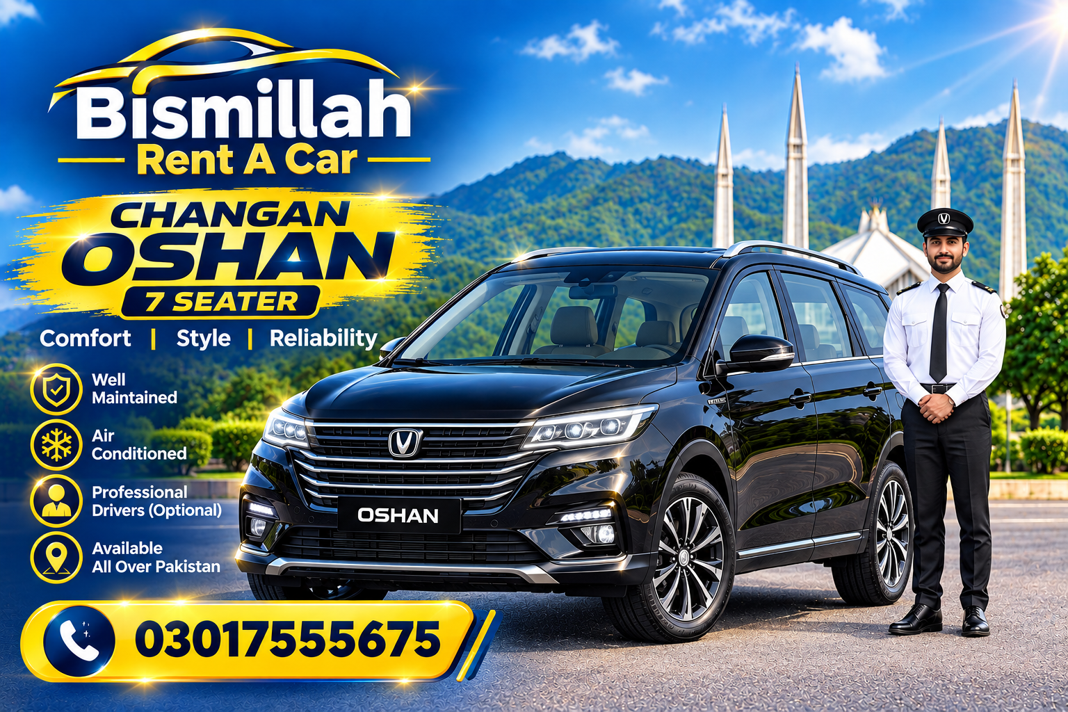 Changan Oshan FS (7 Seater) rental car