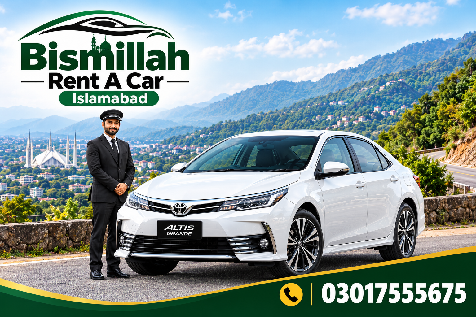 Toyota Altis Grande rental car