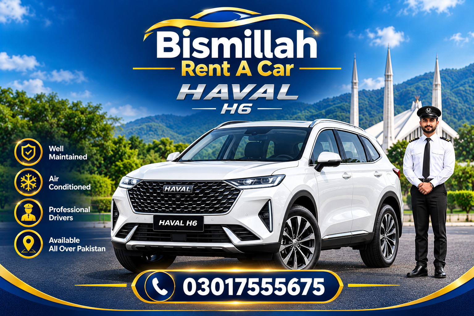 Haval H6 rental car